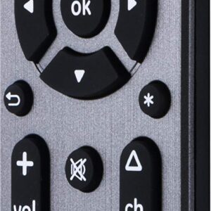 GE Universal Remote Control, Samsung Remote, Universal TV Remote for Roku TV, Vizio, LG, Sony, Sharp, Roku, Apple TV, TCL, Panasonic, Streaming Players, Blu-ray, DVD, 4-Device, Graphite, 33711