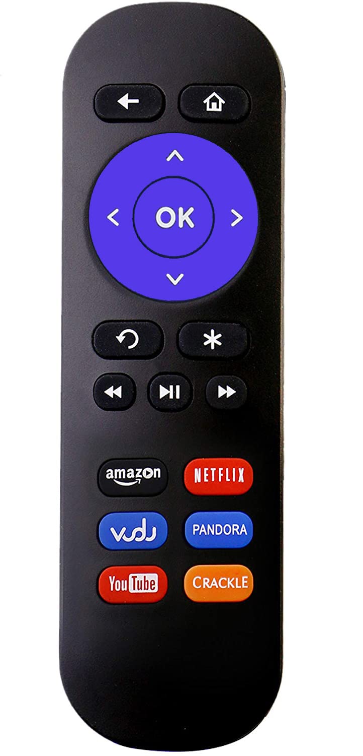 USARMT New Replaced Remote for Roku Player LT HD XD XS 1 2 3 4, NOT for Roku Stick HDMI TV