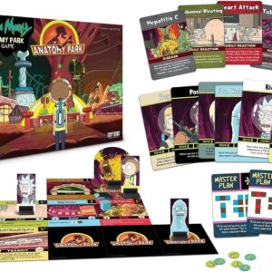 Cryptozoic Entertainment Rick and Morty Anatomy Park Game, 180 months to 1188 months