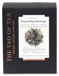 the tao of tea, darjeeling heritage, pyramid sachets