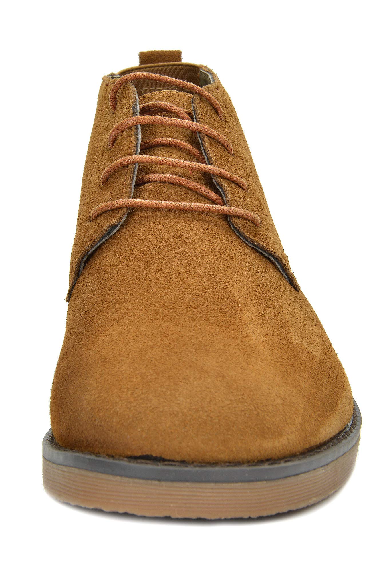 Bruno Marc Men's Chukka Camel Suede Leather Chukka Desert Oxford Ankle Boots Size 10 M US