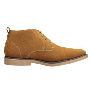 Bruno Marc Men's Chukka Camel Suede Leather Chukka Desert Oxford Ankle Boots Size 10 M US