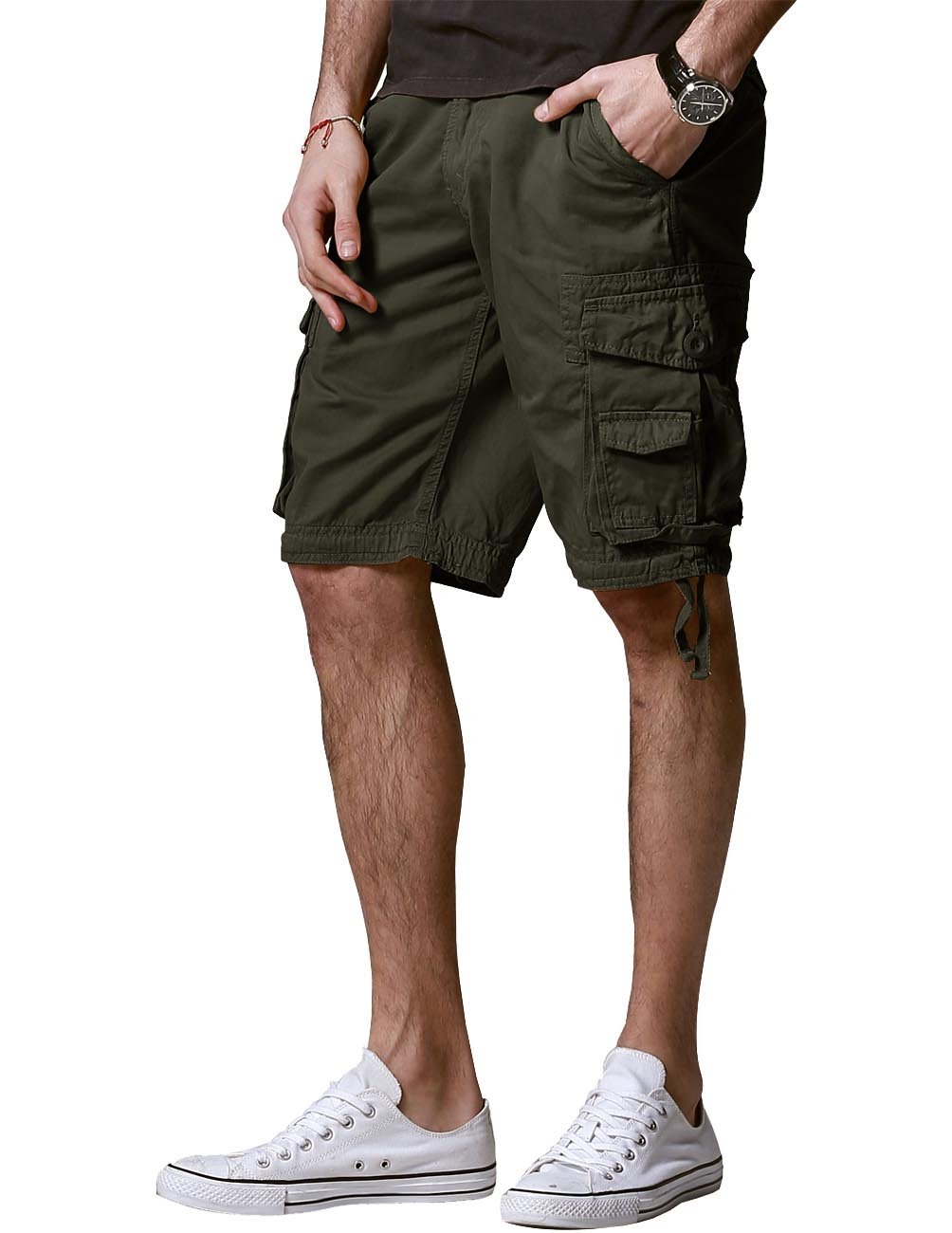 Match Men's Comfort Cargo Short (Label size L/32 (US 30), 3058 Army green)