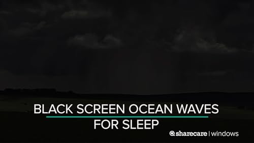 Black Screen Ocean Waves for Sleep 9 hours