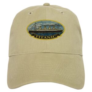 cafepress titanic cap unique adjustable baseball hat khaki