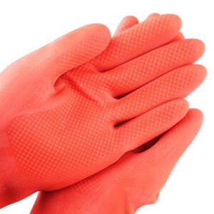 SYROVIA Household Arms Length Rubber Latex Cleaning Long Glove Reusable Kitchen Natural Rubber Living Wash Gloves