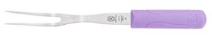 mercer culinary millennia fork, 8 inch blade length, purple handle