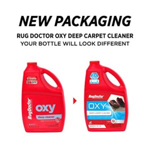 Rug Doctor Triple-Action Oxy Carpet Cleaner Deep Cleans, Deodorizes, and Refreshes Carpet & Upholstery, 96 oz, Daybreak Scent, Professional-Grade, RED