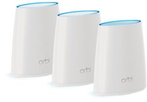 netgear orbi (rbk43-200nas) ac2200 tri-band mesh wi-fi system (3-pack)