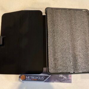 URBAN ARMOR GEAR [UAG] Folio iPad 9.7 (2017 5th Gen & 2018 6th Gen) Metropolis Feather-Light Rugged [Midnight] Military Drop Tested iPad Case