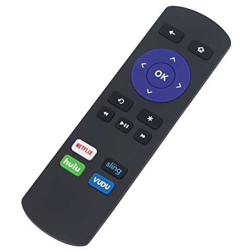 ZdalaMit Replacement IR Remote Control fit for Roku 1 2 3 4 (HD, LT, XS, XD) Player, Roku Express; DO NOT Support Roku Stick or Roku TV; DO Not Support Headphone, Game or Voice Search