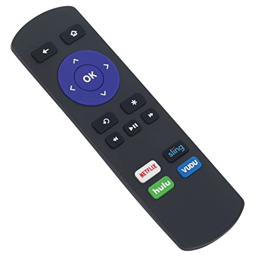 ZdalaMit Replacement IR Remote Control fit for Roku 1 2 3 4 (HD, LT, XS, XD) Player, Roku Express; DO NOT Support Roku Stick or Roku TV; DO Not Support Headphone, Game or Voice Search