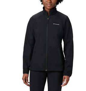 columbia women's kruser ridge ii softshell, black, x-small