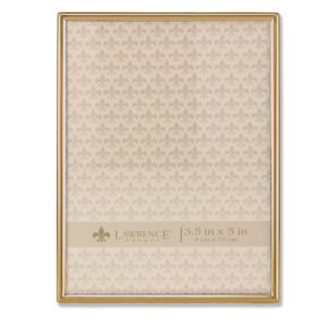 lawrence frames 3.5w x 5-inch h simply gold metal picture frame (670035)