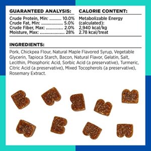 BIXBI Pocket Trainers, Bacon (6 oz, 1 Pouch) - Small Training Treats for Dogs - Low Calorie and Grain Free Dog Treats, Flavorful Pocket Size Healthy and All Natural Dog Treats