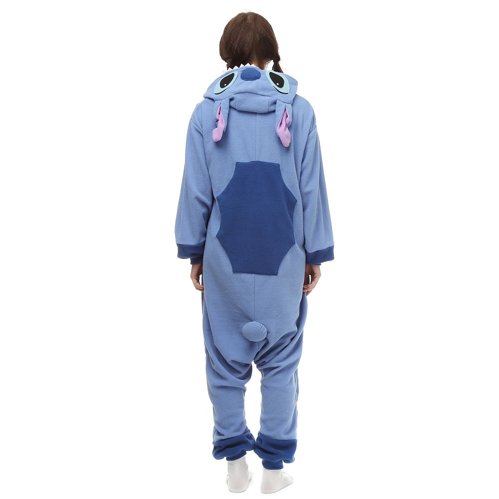 ROYAL WIND Halloween Adult Onesie Pajamas Costume Sleeping Wear Unisex Teen Blue