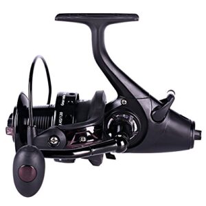 Sougayilang Spinning Fishing Reel,12+1BB Metal Body Smooth, Carp Spinning Reels, for Saltwater and Freshwater Fishing-BE5000