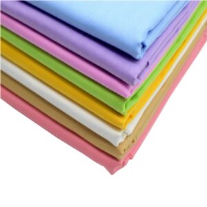 iNee Candy Solids Fat Quarters Fabric Bundles, Quilting Fabric for Sewing Crafting,18x22 inches,(Candy Solids)