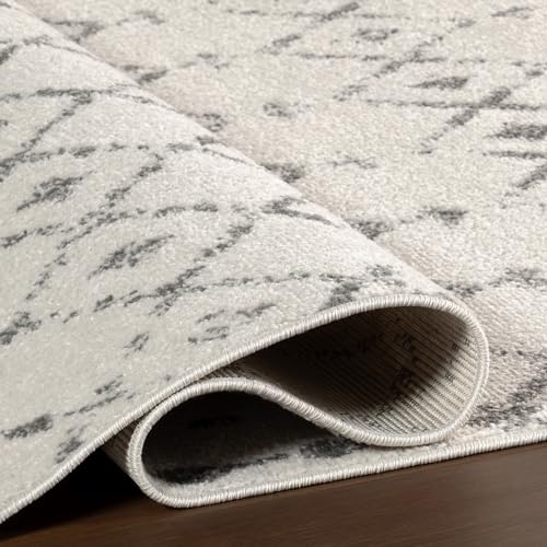 nuLOOM 3x5 Moroccan Blythe Area Rug, Grey, Faded Bohemian Design, Stain Resistant, For Bedroom, Dining Room, Living Room, Hallway, Office, Kitchen, Entryway