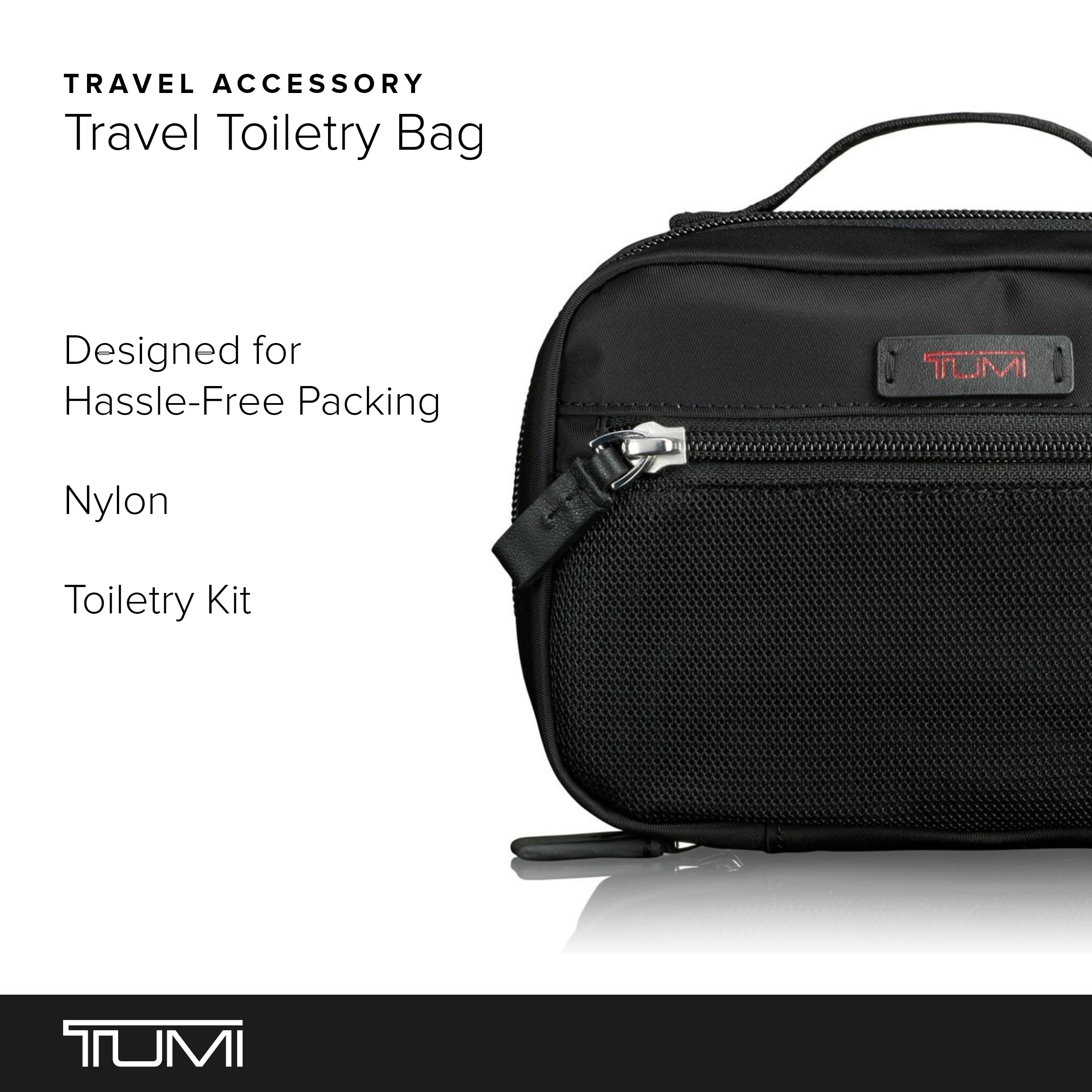 TUMI - Luggage Accessories Pouch - Travel Toiletry Bag for Men and Women - Small - Black