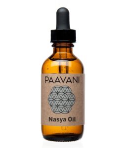 paavani ayurveda nasya oil - ayurvedic nasal cleaner & moisturizer drops for sinus relief (2 oz.)