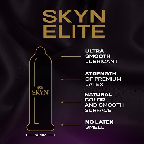 SKYN Elite – 36 Count – Ultra-Thin, Lubricated Latex-Free Condoms