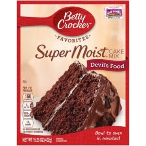 Betty Crocker Super Moist Devil's Food Cake Mix, 15.25 oz (Pack of 10)