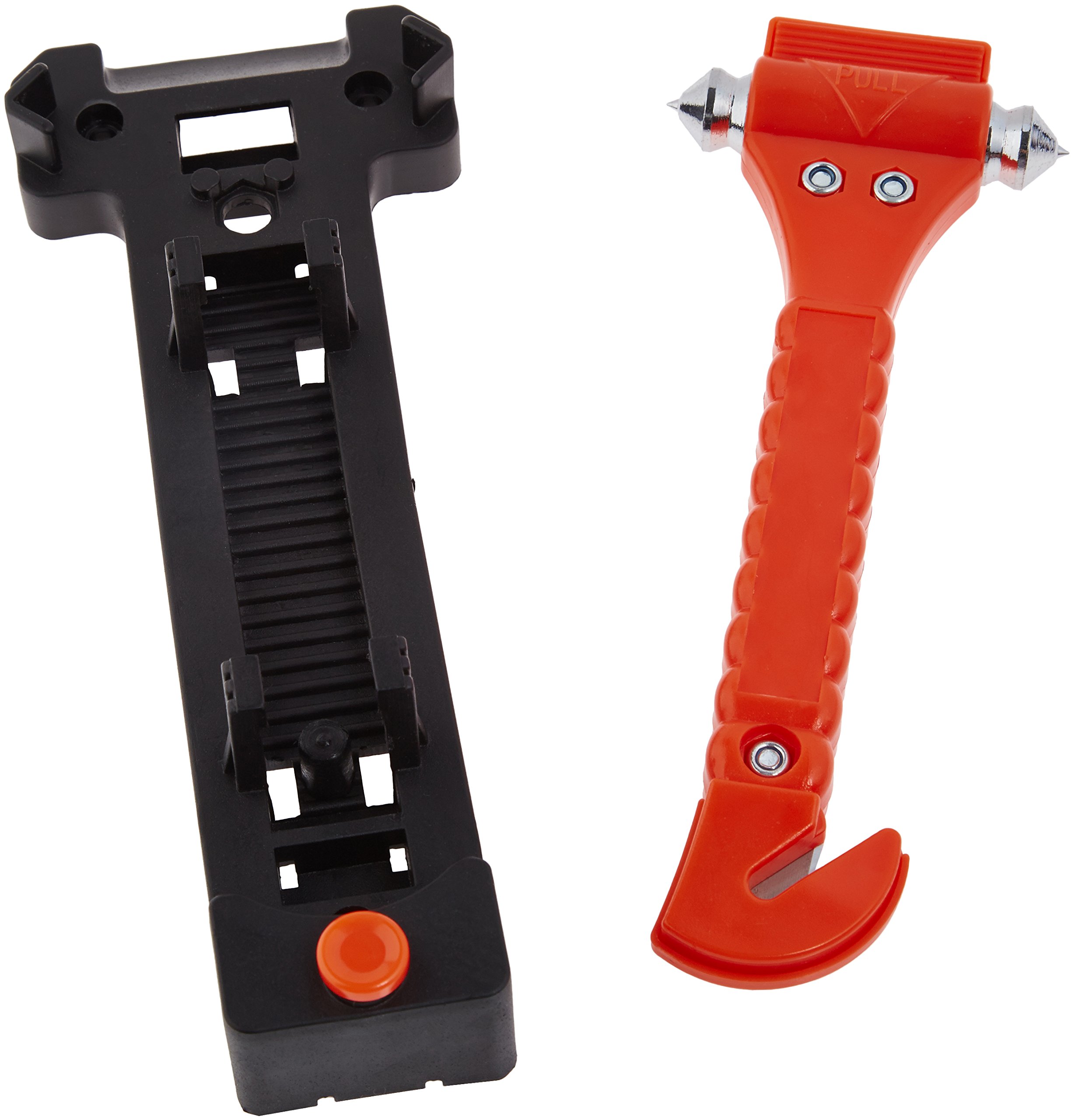 Amazon Basics Emergency Seat Belt Cutter and Window Hammer Tool, Car Accessories, 2 Pack, SW-835