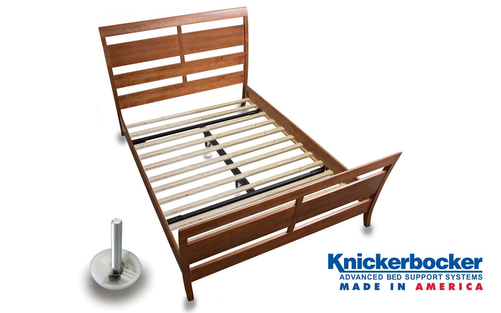 Knickerbocker iSlats™ - Steel Bed Slats - Bed Frame Center Support System (Queen) - Slats Only