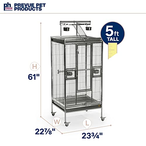 Prevue Pet Products Stainless Steel Play top Bird Cage, Stainless Steel, Medium