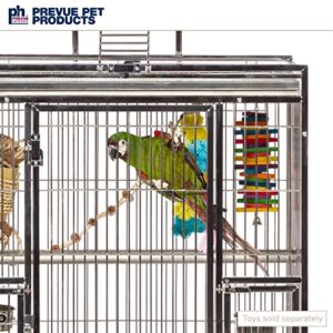 Prevue Pet Products Stainless Steel Play top Bird Cage, Stainless Steel, Medium