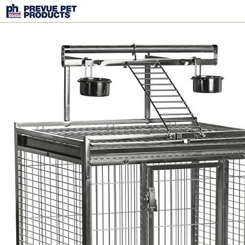 Prevue Pet Products Stainless Steel Play top Bird Cage, Stainless Steel, Medium