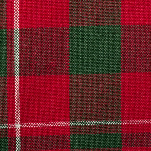 DII Holiday Dining Table Linen Collection Tartan Holly Plaid, Christmas Table Runner, 14x72, Red & Green