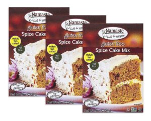 namaste foods, gluten free spice cake mix, 26-ounce bags (pack of 3)