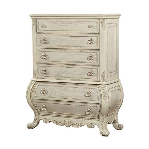 Acme Ragenardus Wood Bombay Chest Antique White