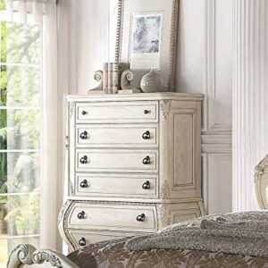 Acme Ragenardus Wood Bombay Chest Antique White