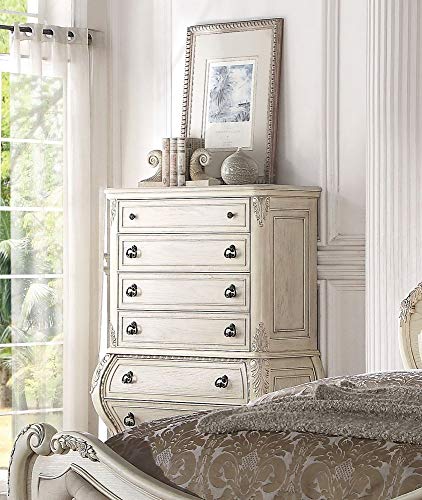 Acme Ragenardus Wood Bombay Chest Antique White