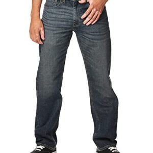 Signature by Levi Strauss & Co. Gold Men's Relaxed Fit Flex Jeans (Available in Big & Tall), Headlands, 30W x 32L