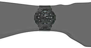 Casio Men's XL Series G-Shock Quartz 200M WR Shock Resistant Resin Color: Matte Grey (Model GA-700UC-8ACR)