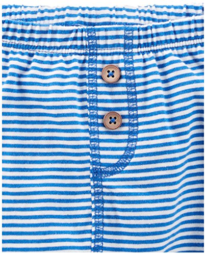 Simple Joys by Carter's Baby 4-Pack Neutral Pant, Blue/Grey Heather/Navy/Stripe, 24 Months