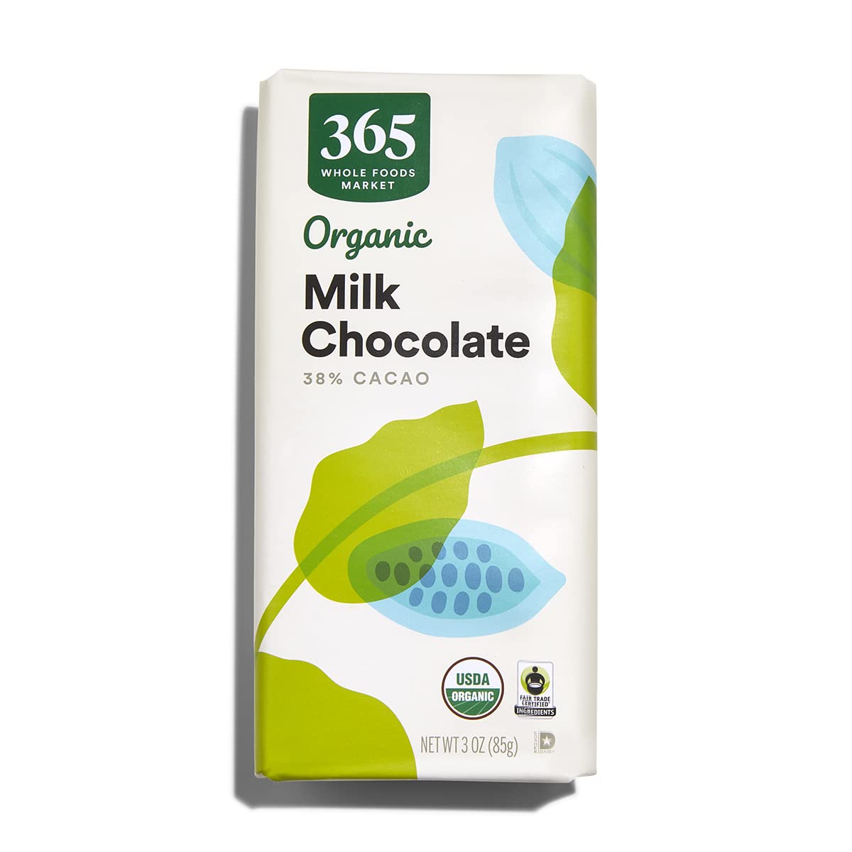 365 by Whole Foods Market, Organic Milk Chocolate Bar, 3 Ounce