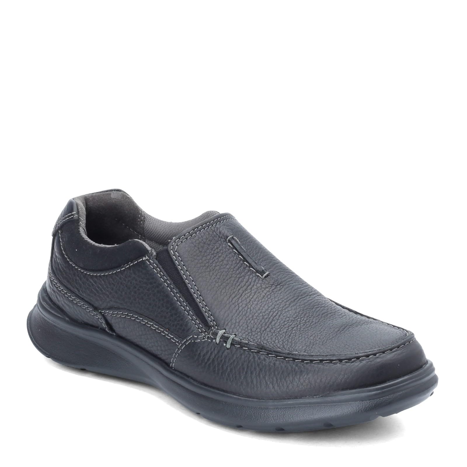 Clarks Men's Cotrell Free Shoe, black oily leather, 9.5 Wide US