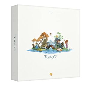 tokaido board game (base game) | strategy/travel adventure game | exploration game for adults and teens | ages 8+ | 2-5 players | average playtime 45 minutes | made by funforge