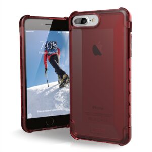 URBAN ARMOR GEAR UAG iPhone 8 Plus/iPhone 7 Plus/iPhone 6s Plus [5.5-inch screen] Plyo Feather-Light Rugged [Crimson] Military Drop Tested iPhone Case