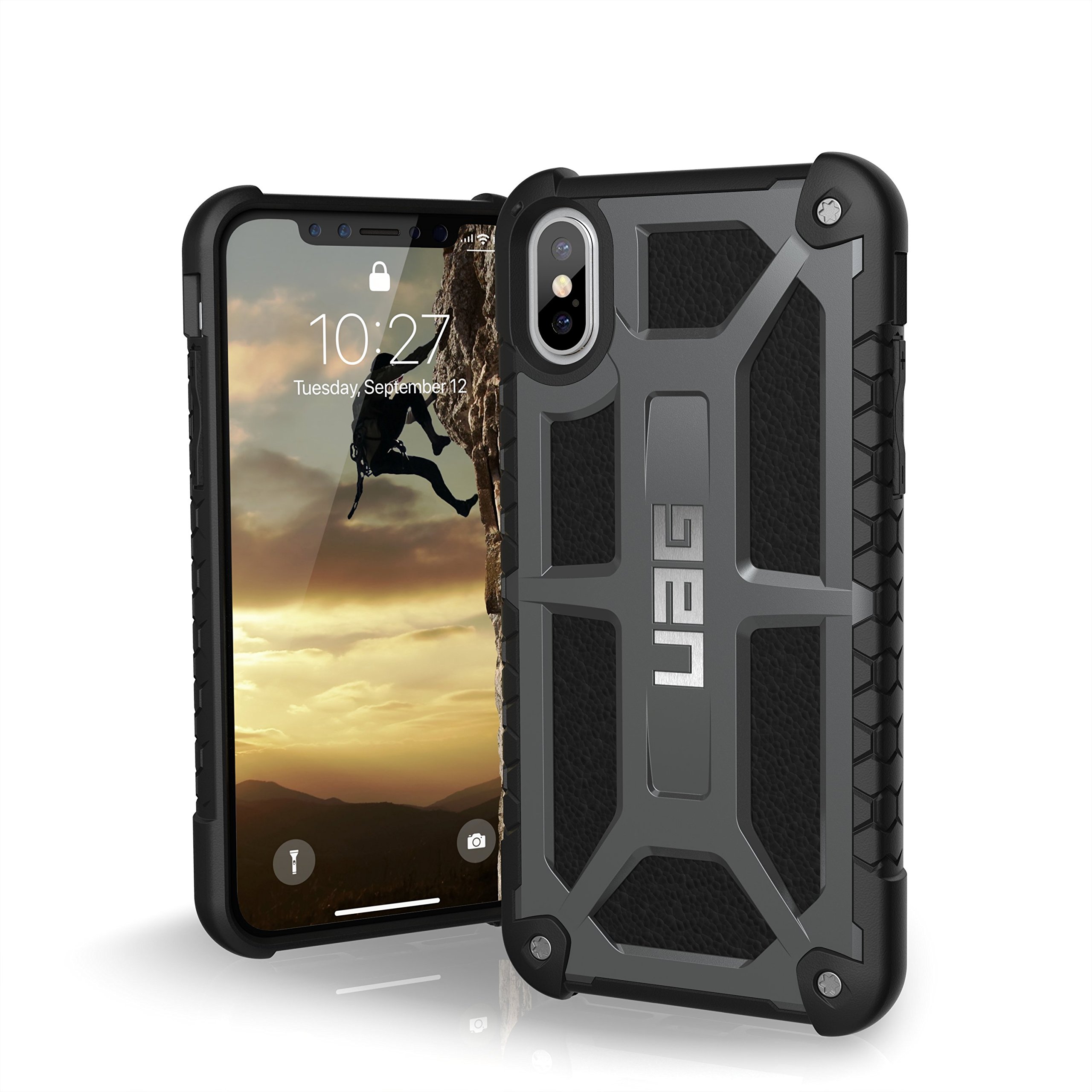 URBAN ARMOR GEAR UAG iPhone Xs/X [5.8-inch Screen] Case Monarch [Graphite] Rugged Military Drop Tested Protective Cover