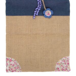 Petlinks Flower Sack Crinkle Hideout Cat Toy - Brown/Blue, One Size