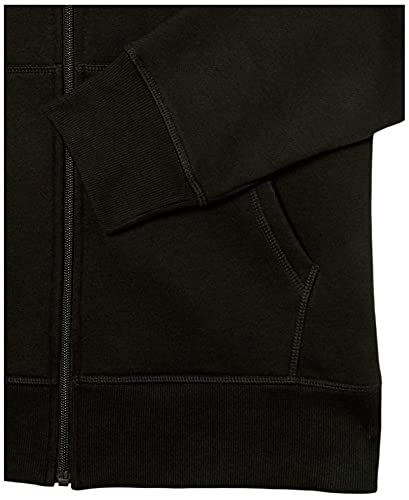 Amazon Essentials Men's Full-Zip Fleece Hoodie (Available in Big & Tall), Black, Medium