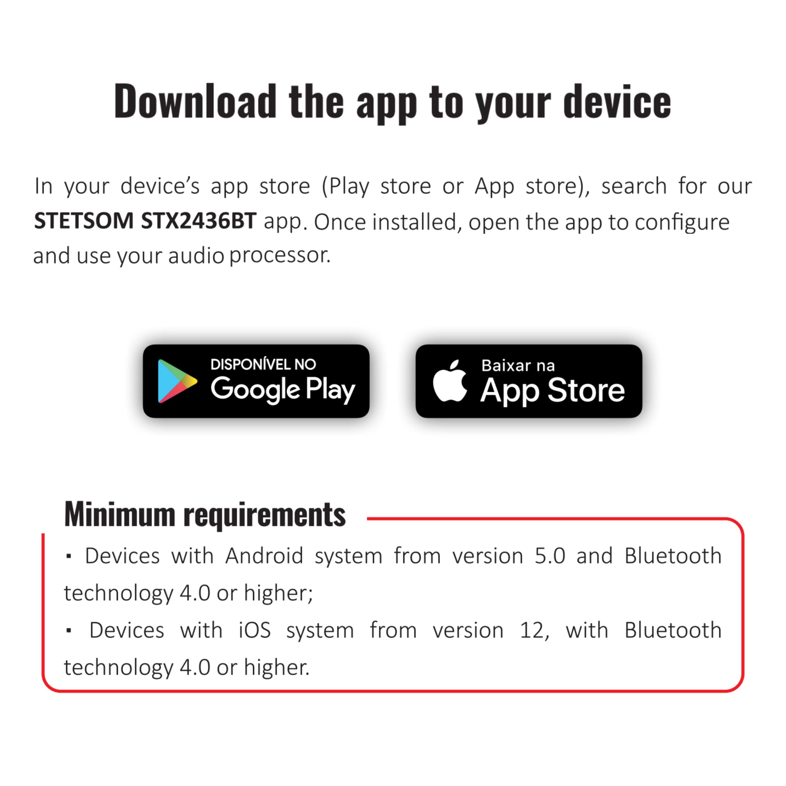 Stetsom STX 2436 Bluetooth DSP - Digital Signal Processor, DSP, Equalizer, Exclusive APP, Band Graphic, High Precision Crossover, Filters, Voltmeter, Limiter, Digital Audio Processor