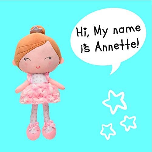 Baby Starters Plush Snuggle Buddy Baby Doll, Soft Annette Doll