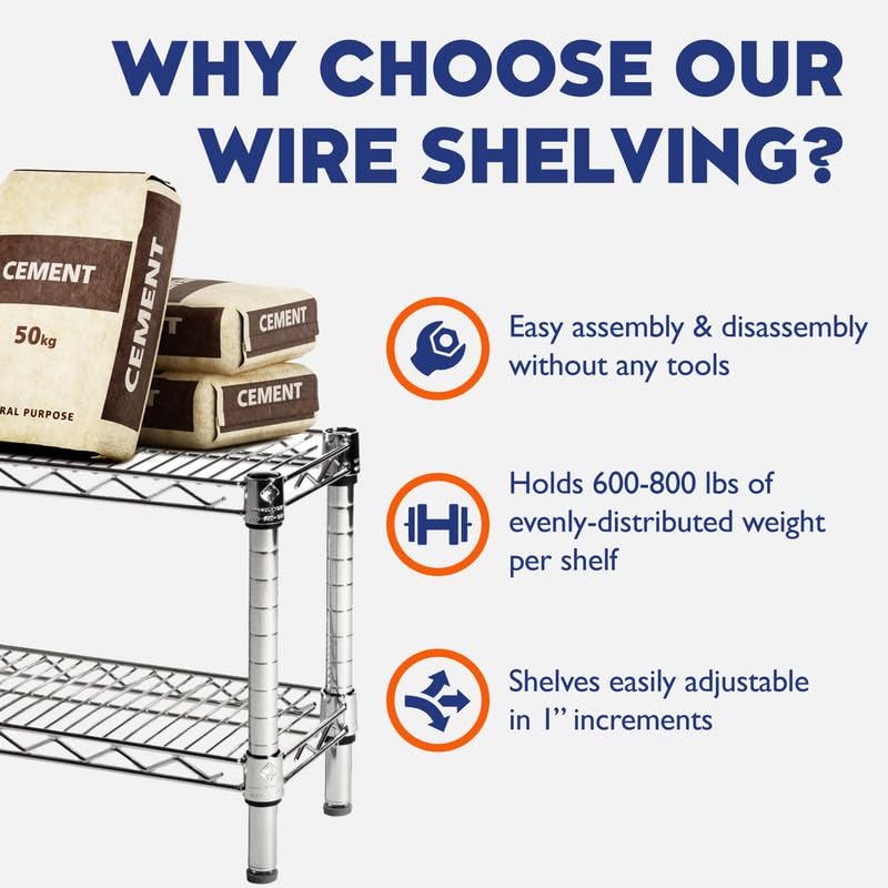 Shelving Inc. Sloped Hanger Rail for Wire Shelving